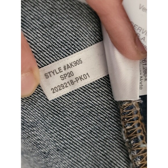 J Crew Outfitters Jeans Mens 33 34x33 Slim Straight Mid Rise Blue Stretch Preppy - Picture 12 of 14